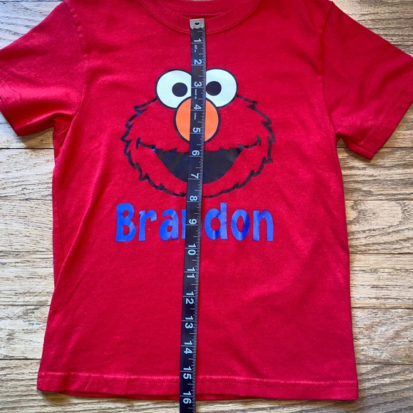 Garanimals Elmo Short-Sleeve T-Shirt with Brandon Embroidered (Size 5T) - Picture 3 of 5